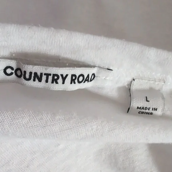 Country Road Linen Jersey Tank Large - Picture 6 of 7